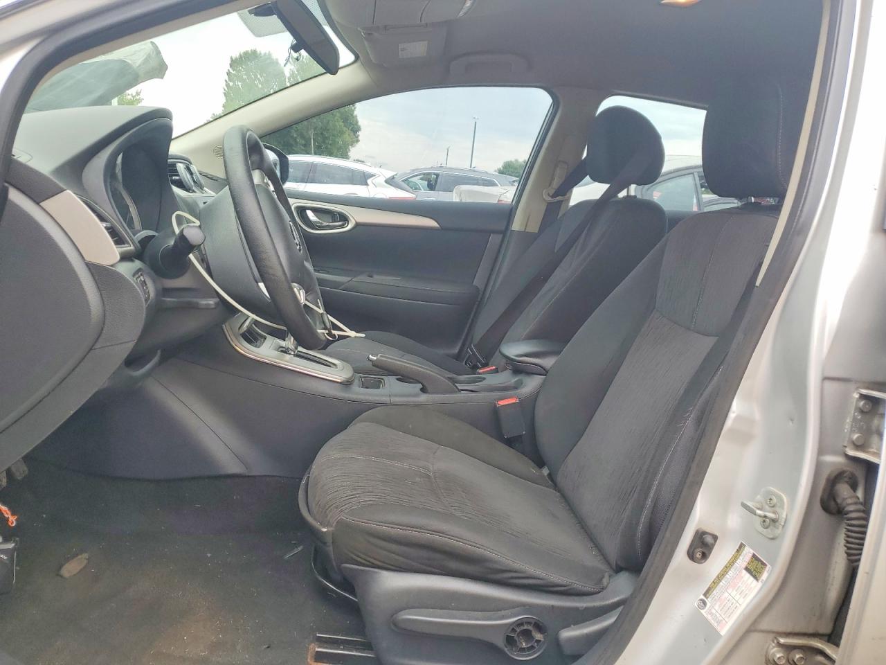 2014 Nissan Sentra Sv Silver vin: 3N1AB7AP8EL659699