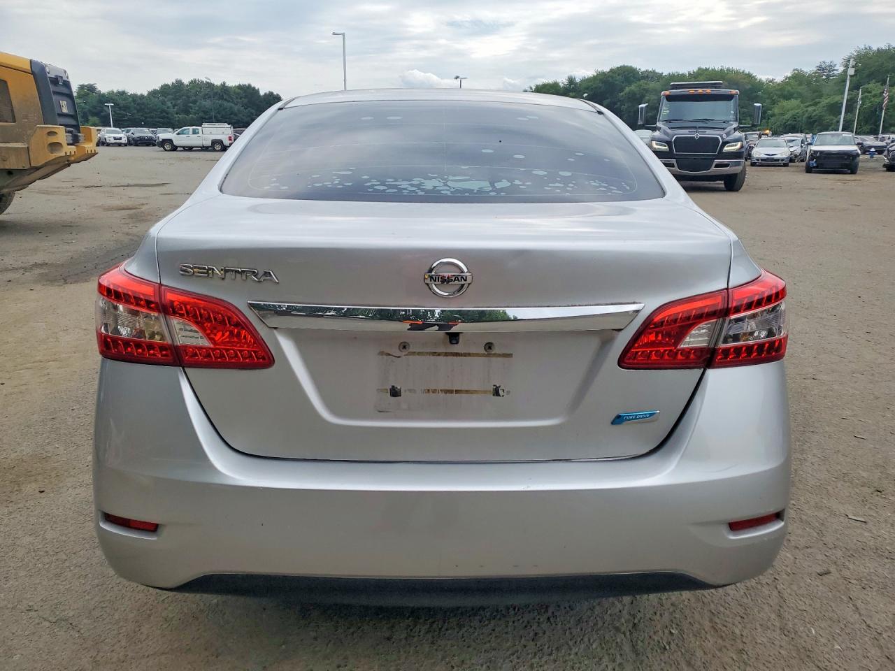 2014 Nissan Sentra Sv Silver vin: 3N1AB7AP8EL659699