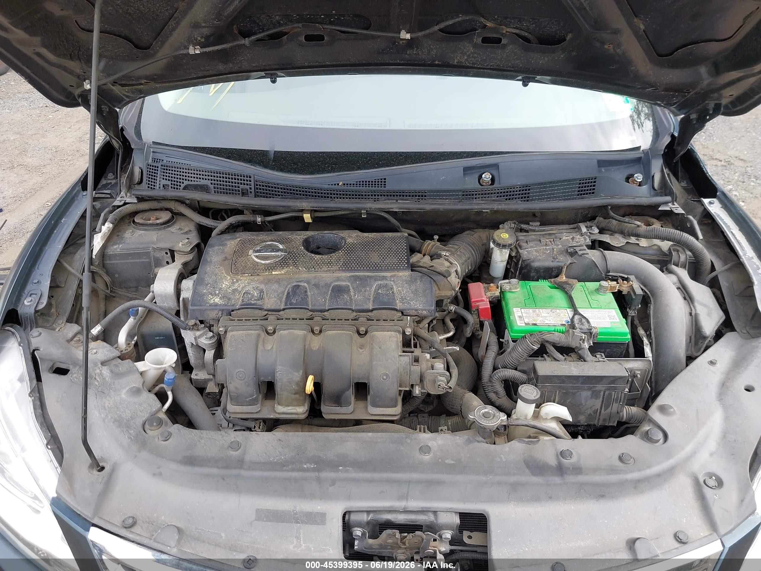 2014 Nissan Sentra S Синий vin: 3N1AB7AP8EL661372