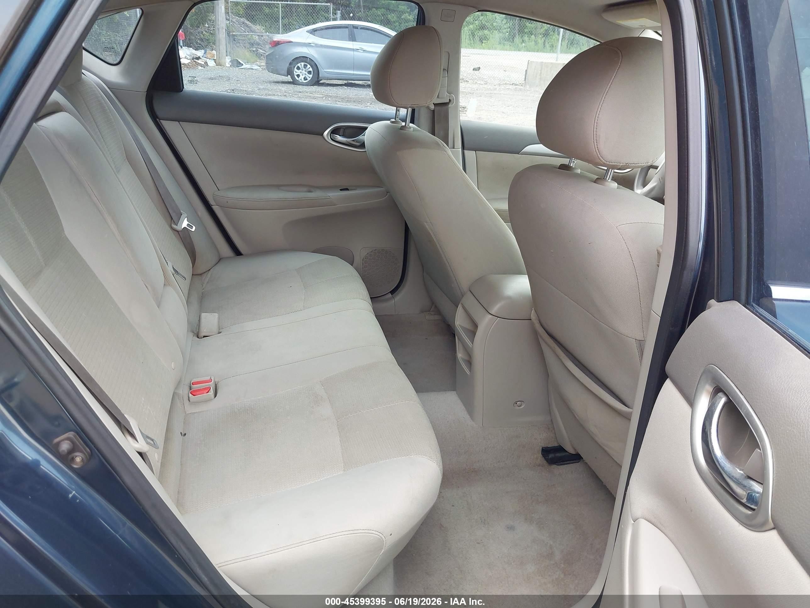 2014 Nissan Sentra S Синий vin: 3N1AB7AP8EL661372