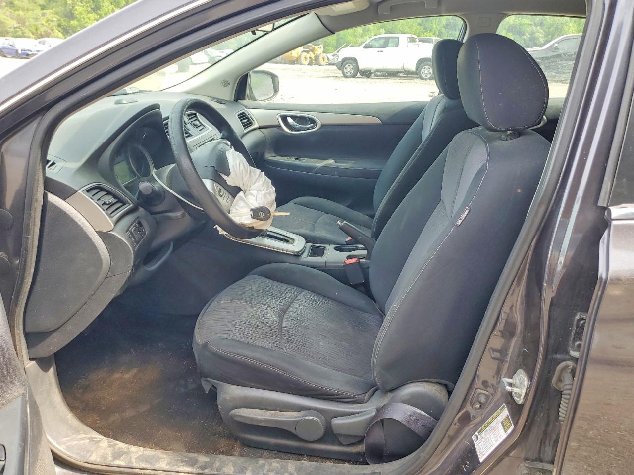 2014 Nissan Sentra Sv Gray vin: 3N1AB7AP8EL666751