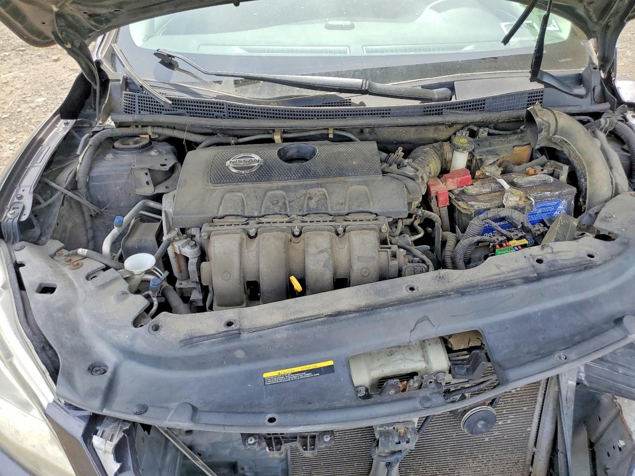 2014 Nissan Sentra Sv Gray vin: 3N1AB7AP8EL666751
