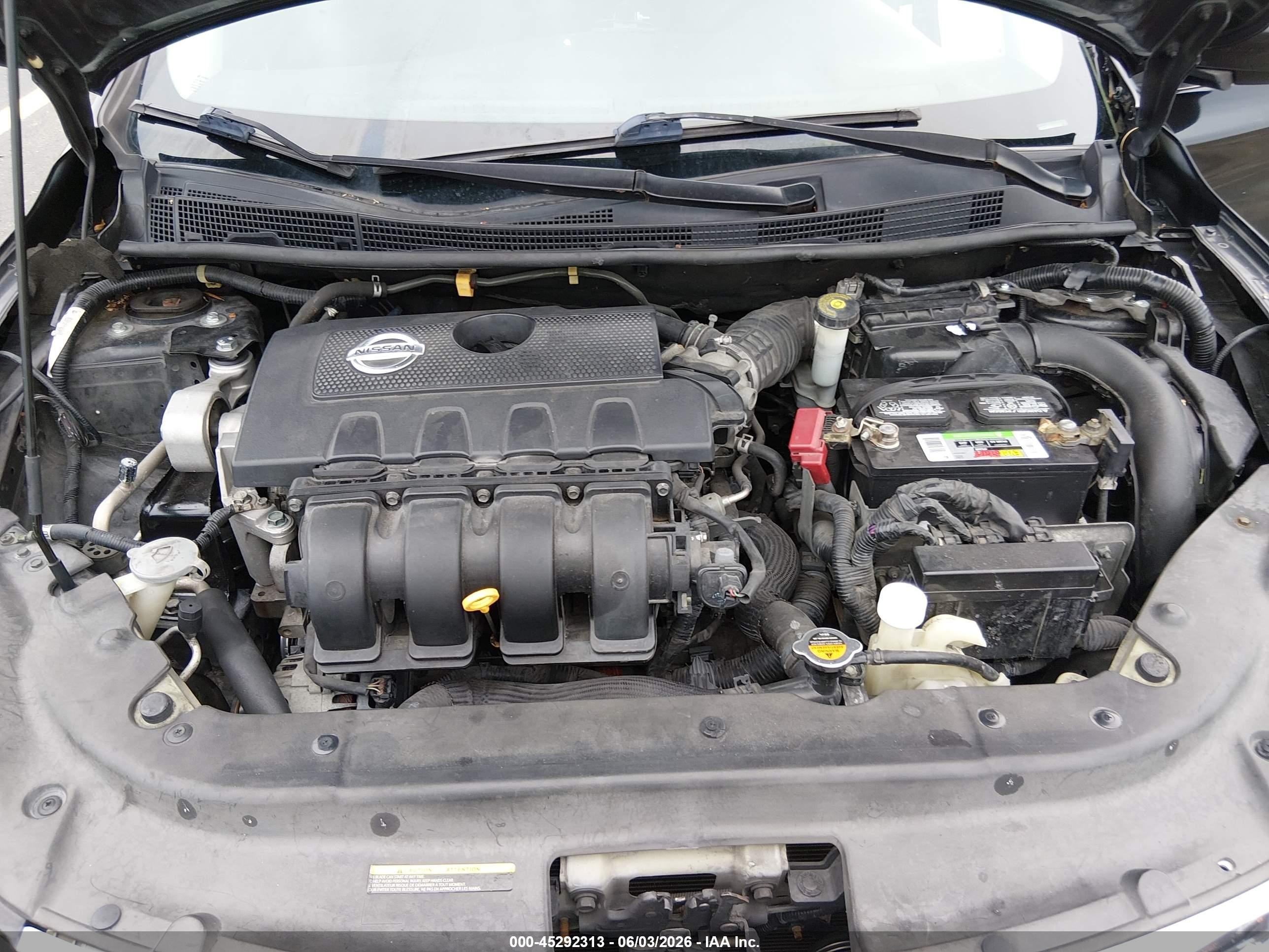 2014 Nissan Sentra Fe+ S/fe+ Sv/s/sl/sr/sv Black vin: 3N1AB7AP8EL670346