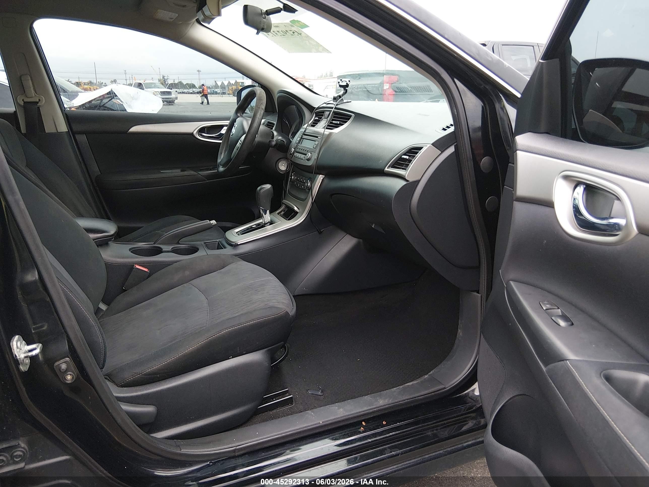 2014 Nissan Sentra Fe+ S/fe+ Sv/s/sl/sr/sv Black vin: 3N1AB7AP8EL670346