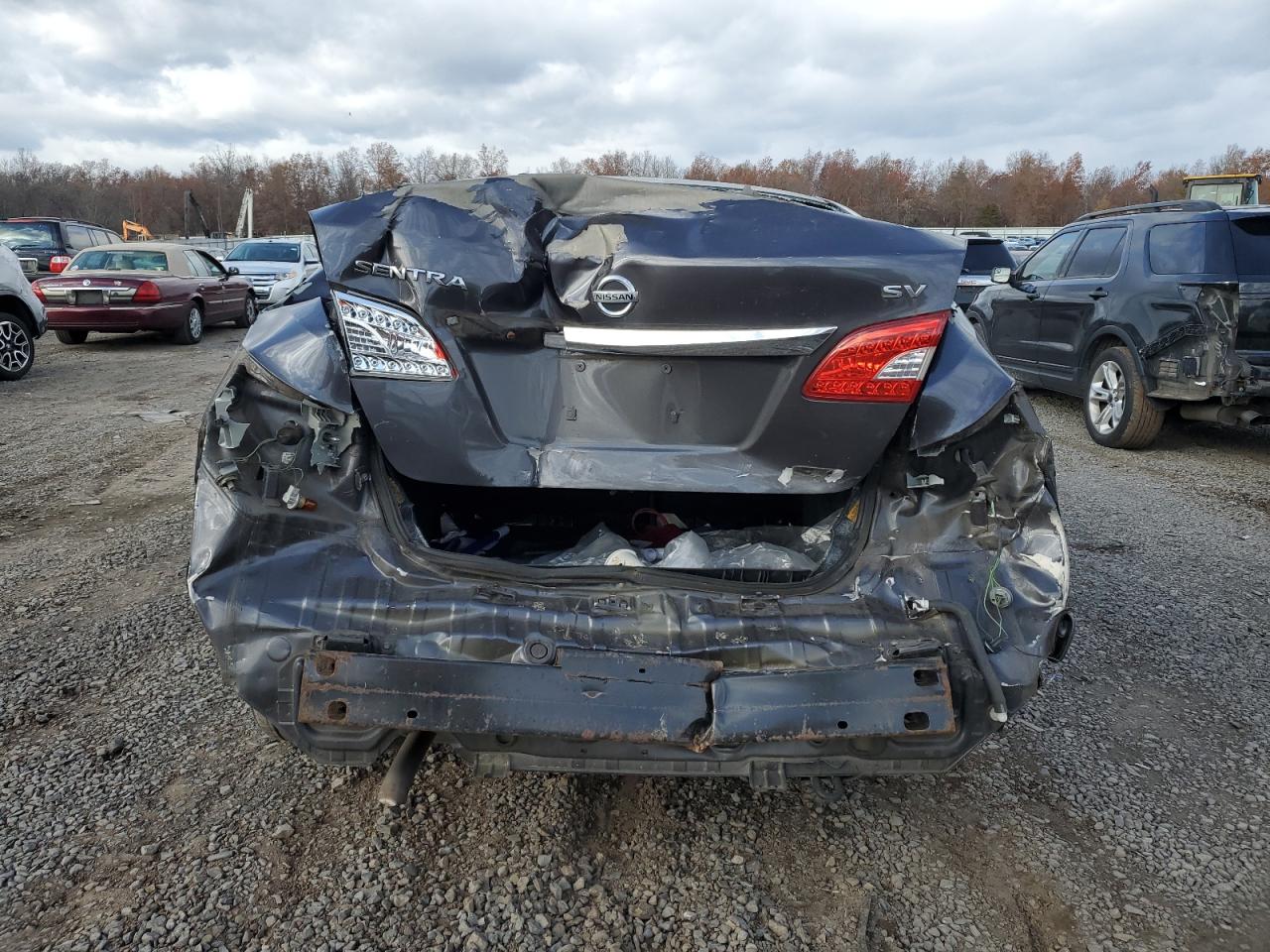 2014 Nissan Sentra S Gray vin: 3N1AB7AP8EL673277