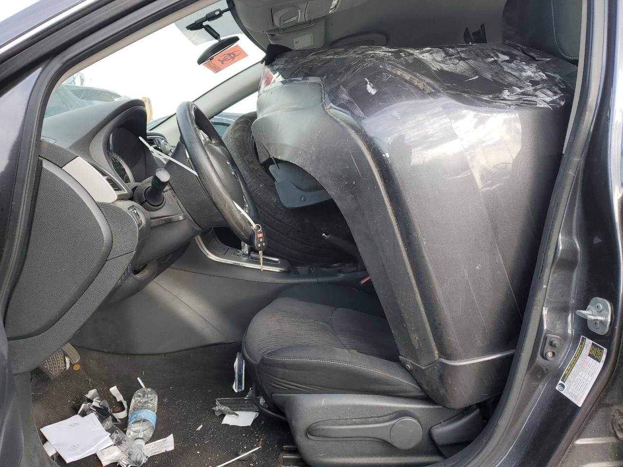 2014 Nissan Sentra S Gray vin: 3N1AB7AP8EL673277