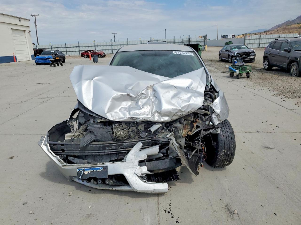 2014 Nissan Sentra Sv Silver vin: 3N1AB7AP8EL674154