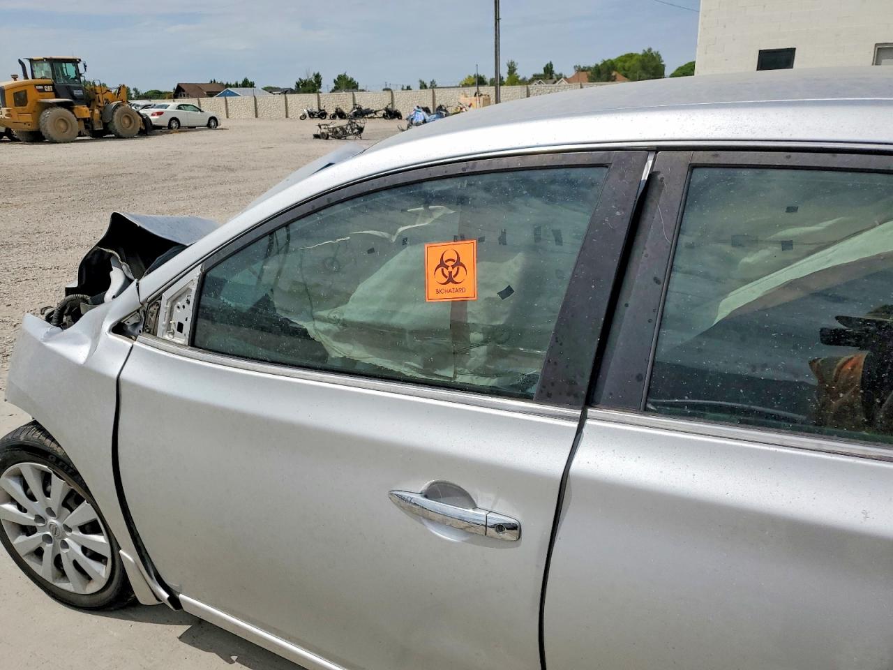 2014 Nissan Sentra Sv Silver vin: 3N1AB7AP8EL674154