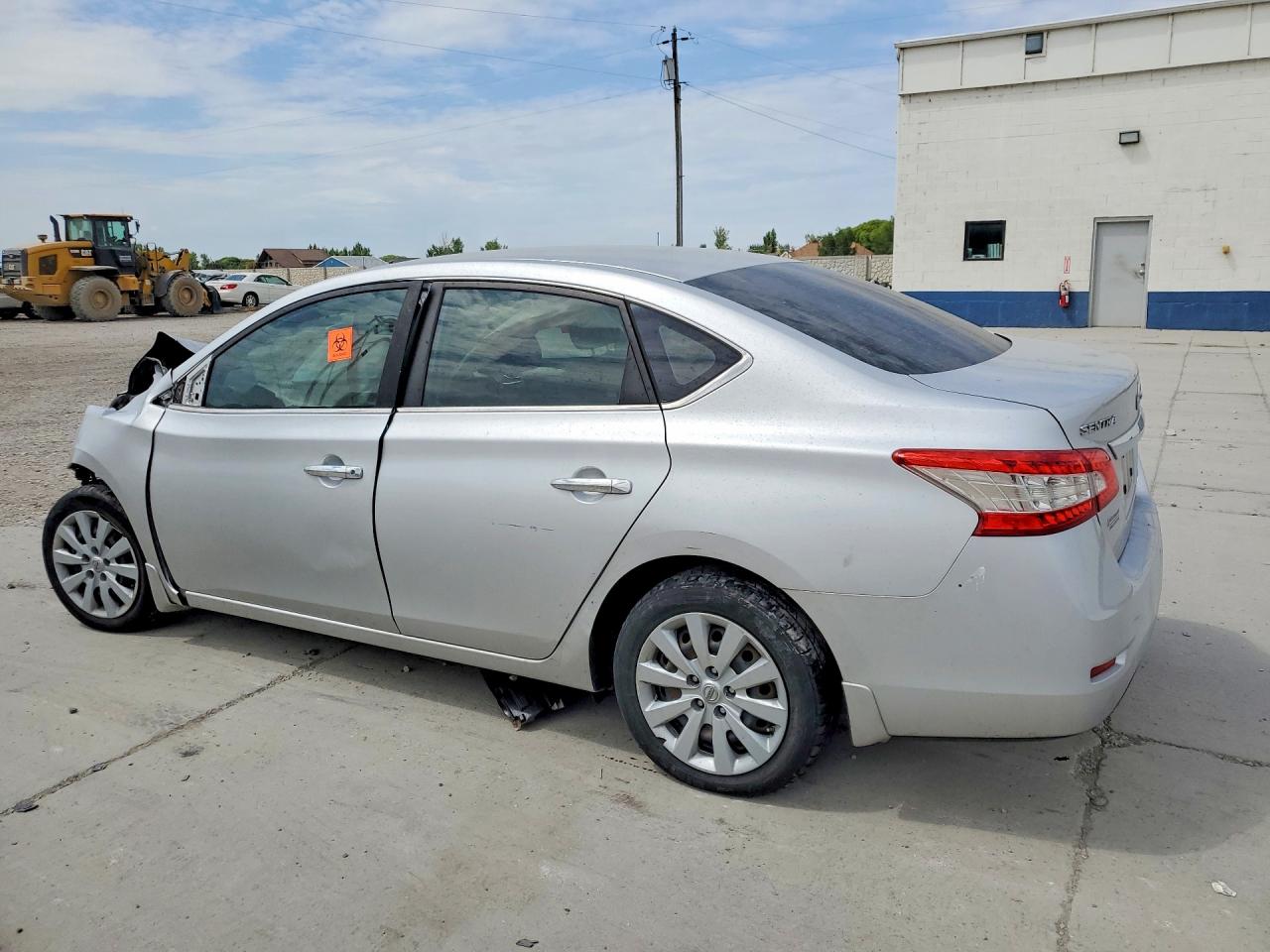 2014 Nissan Sentra Sv Silver vin: 3N1AB7AP8EL674154