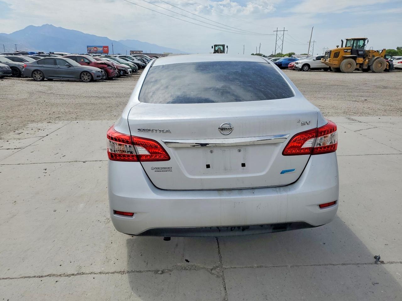2014 Nissan Sentra Sv Silver vin: 3N1AB7AP8EL674154