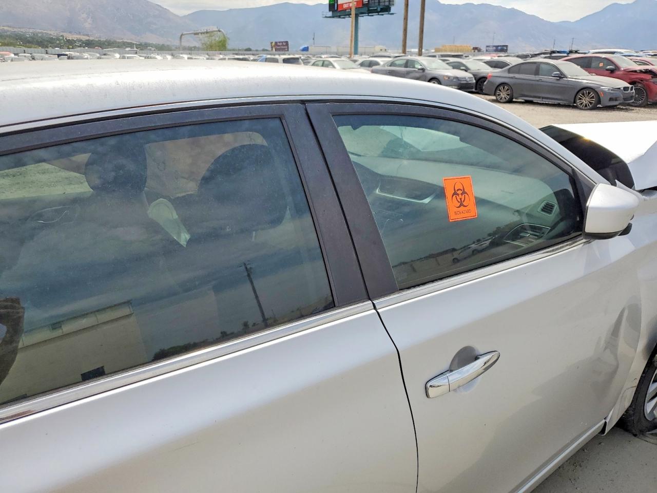 2014 Nissan Sentra Sv Silver vin: 3N1AB7AP8EL674154