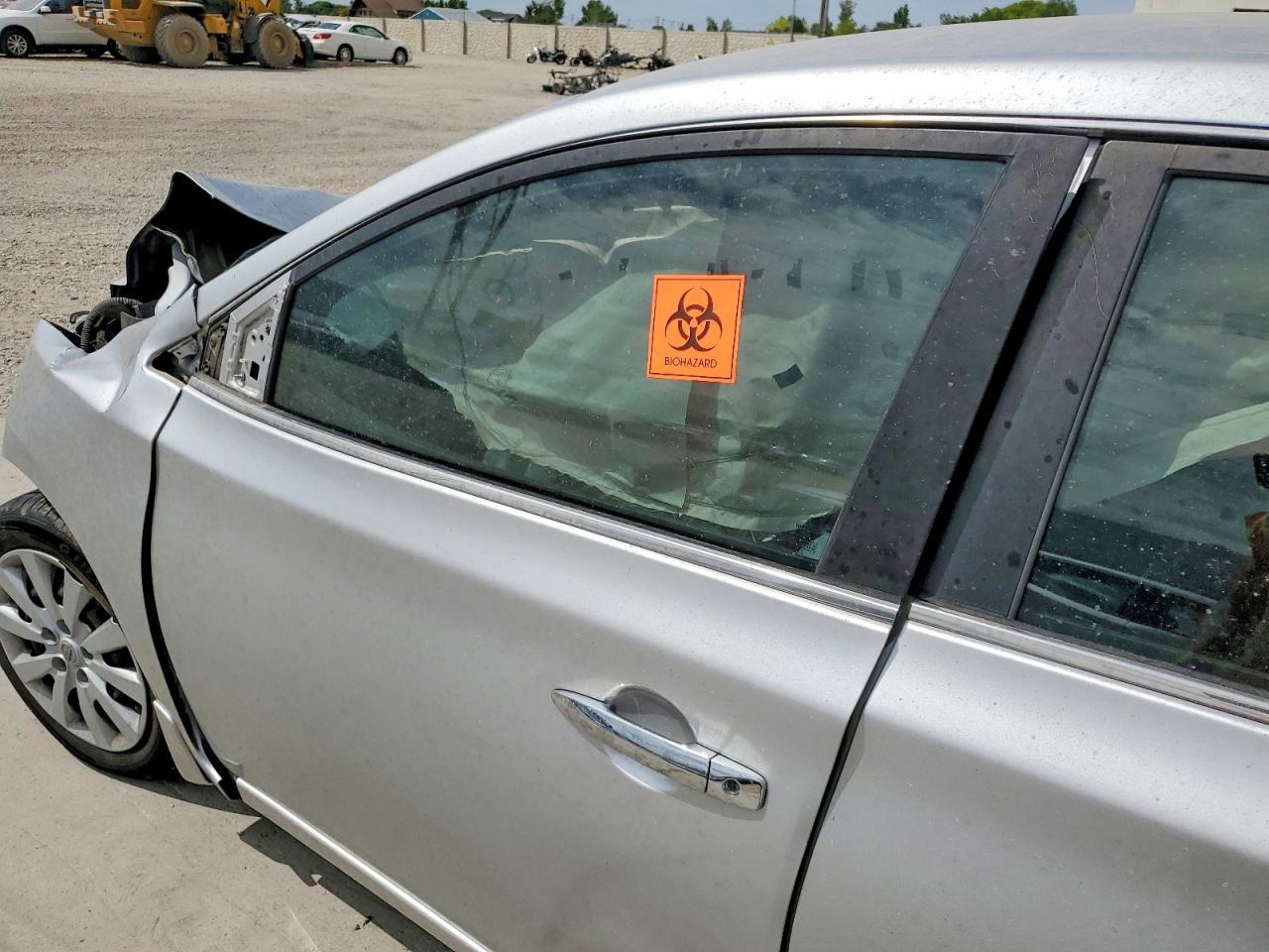 2014 Nissan Sentra Sv Silver vin: 3N1AB7AP8EL674154