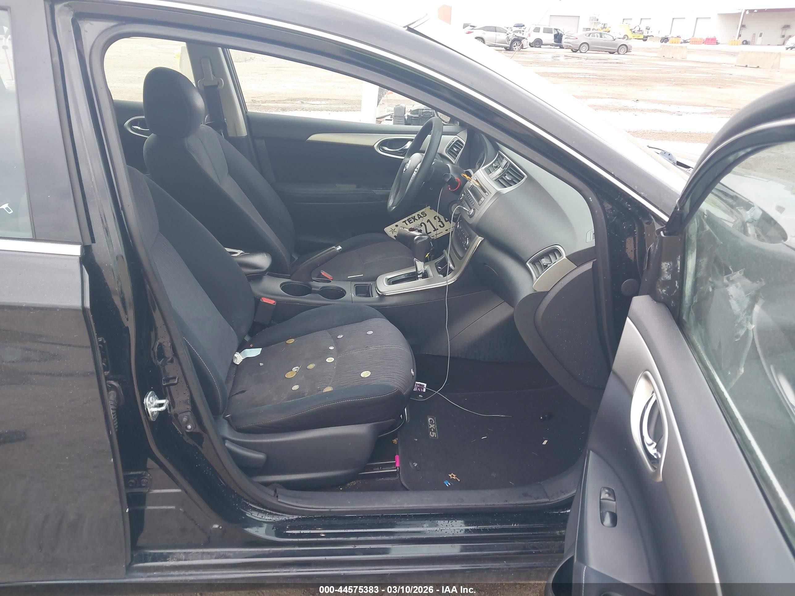 2014 Nissan Sentra Fe+ S/fe+ Sv/s/sl/sr/sv Black vin: 3N1AB7AP8EL674171