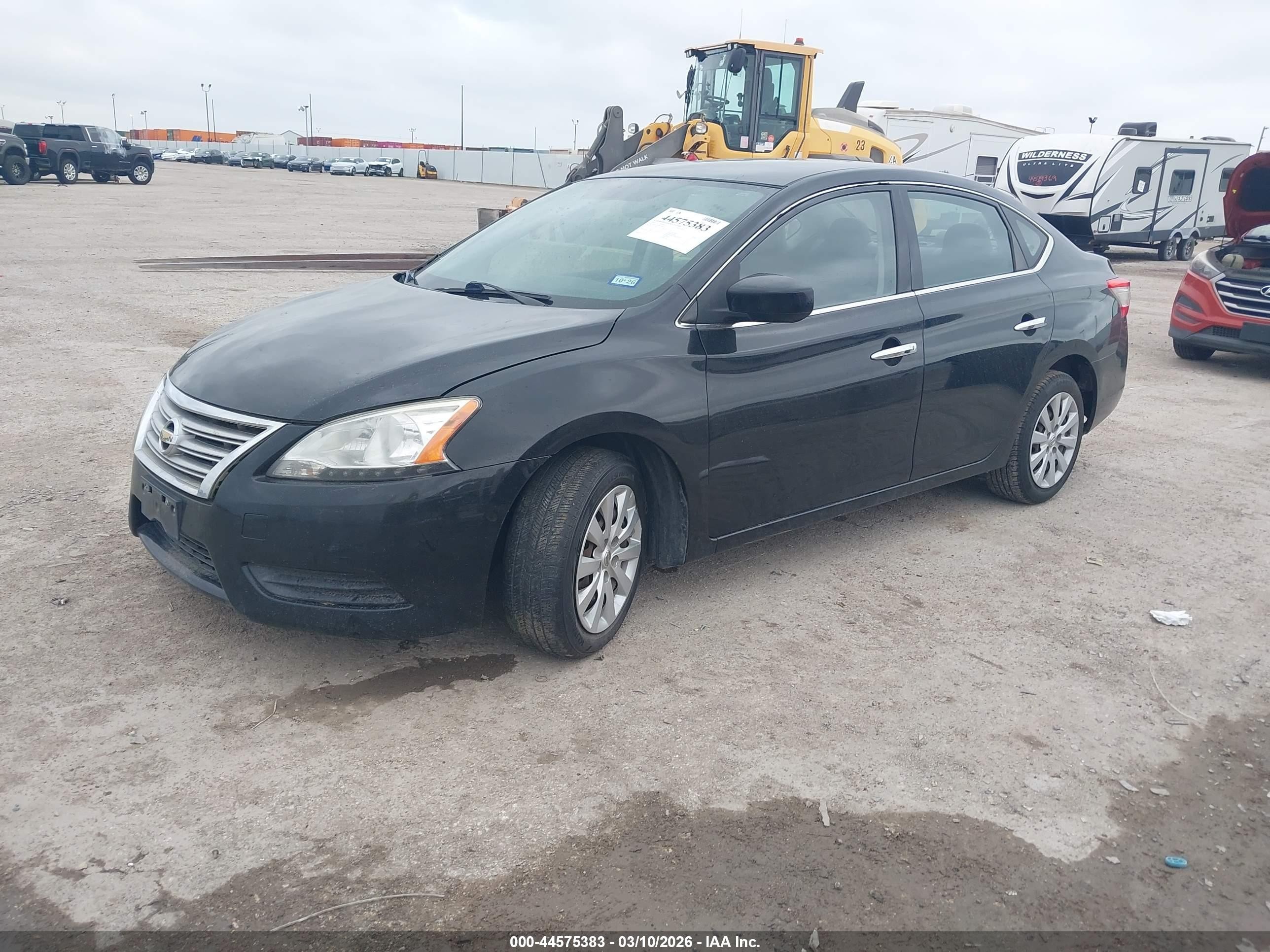 2014 Nissan Sentra Fe+ S/fe+ Sv/s/sl/sr/sv Black vin: 3N1AB7AP8EL674171
