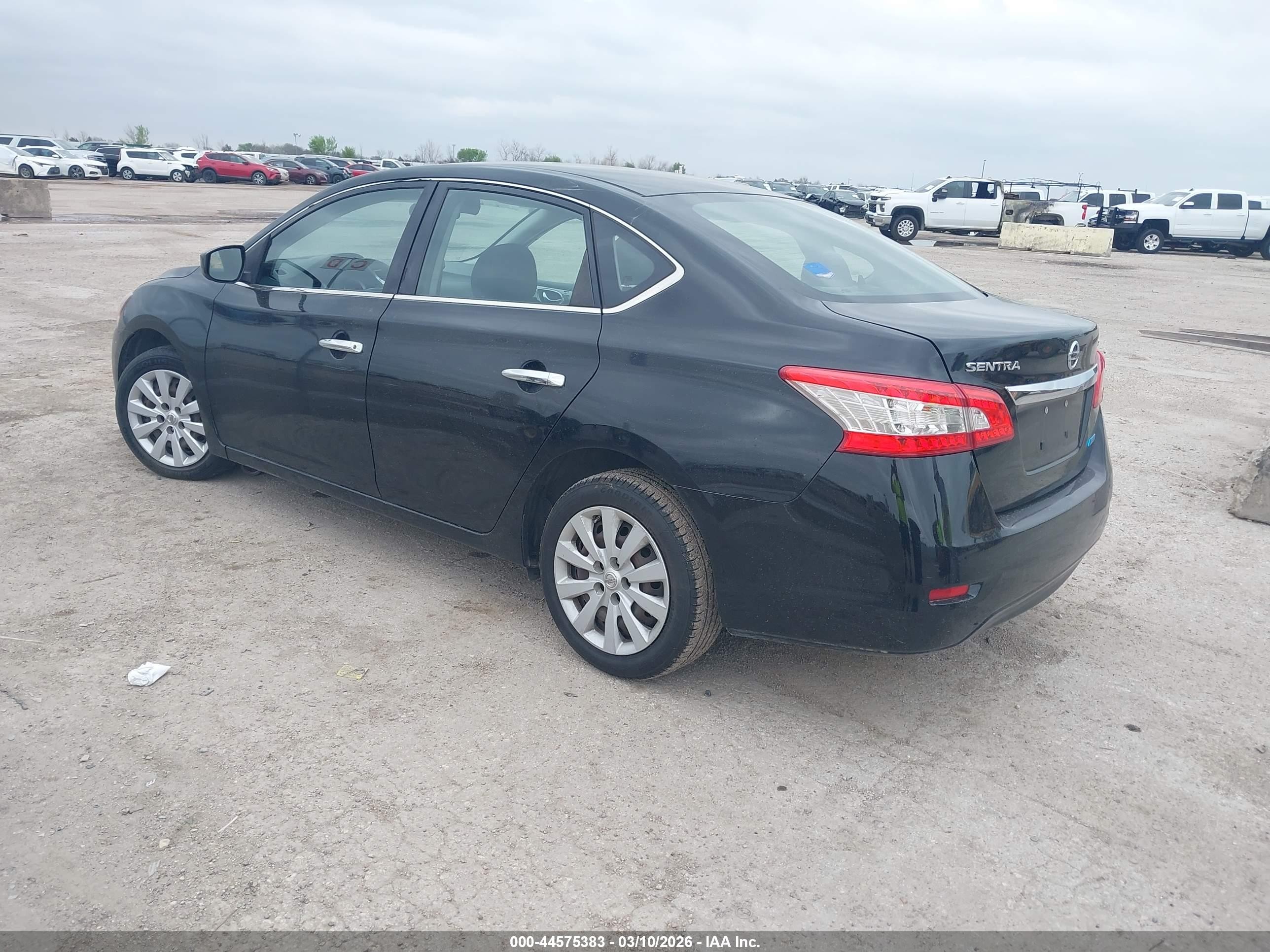 2014 Nissan Sentra Fe+ S/fe+ Sv/s/sl/sr/sv Black vin: 3N1AB7AP8EL674171