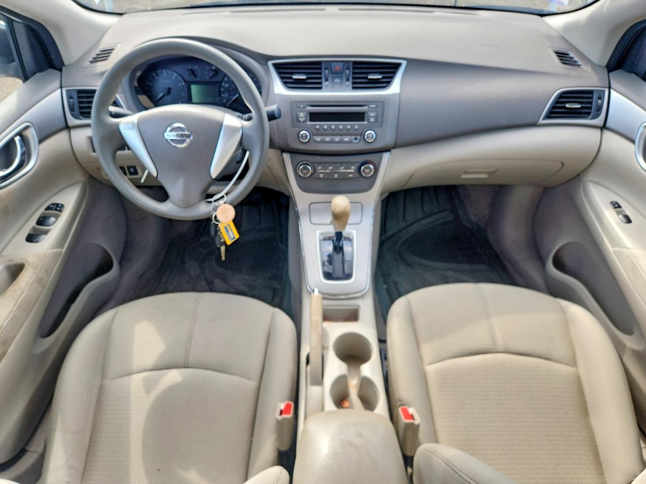 2014 Nissan Sentra S Белый vin: 3N1AB7AP8EL678267