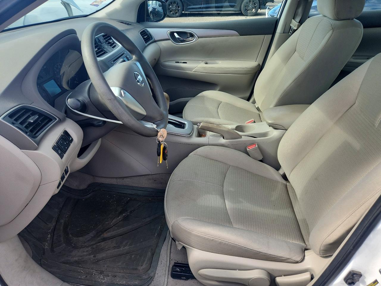 2014 Nissan Sentra S Белый vin: 3N1AB7AP8EL678267
