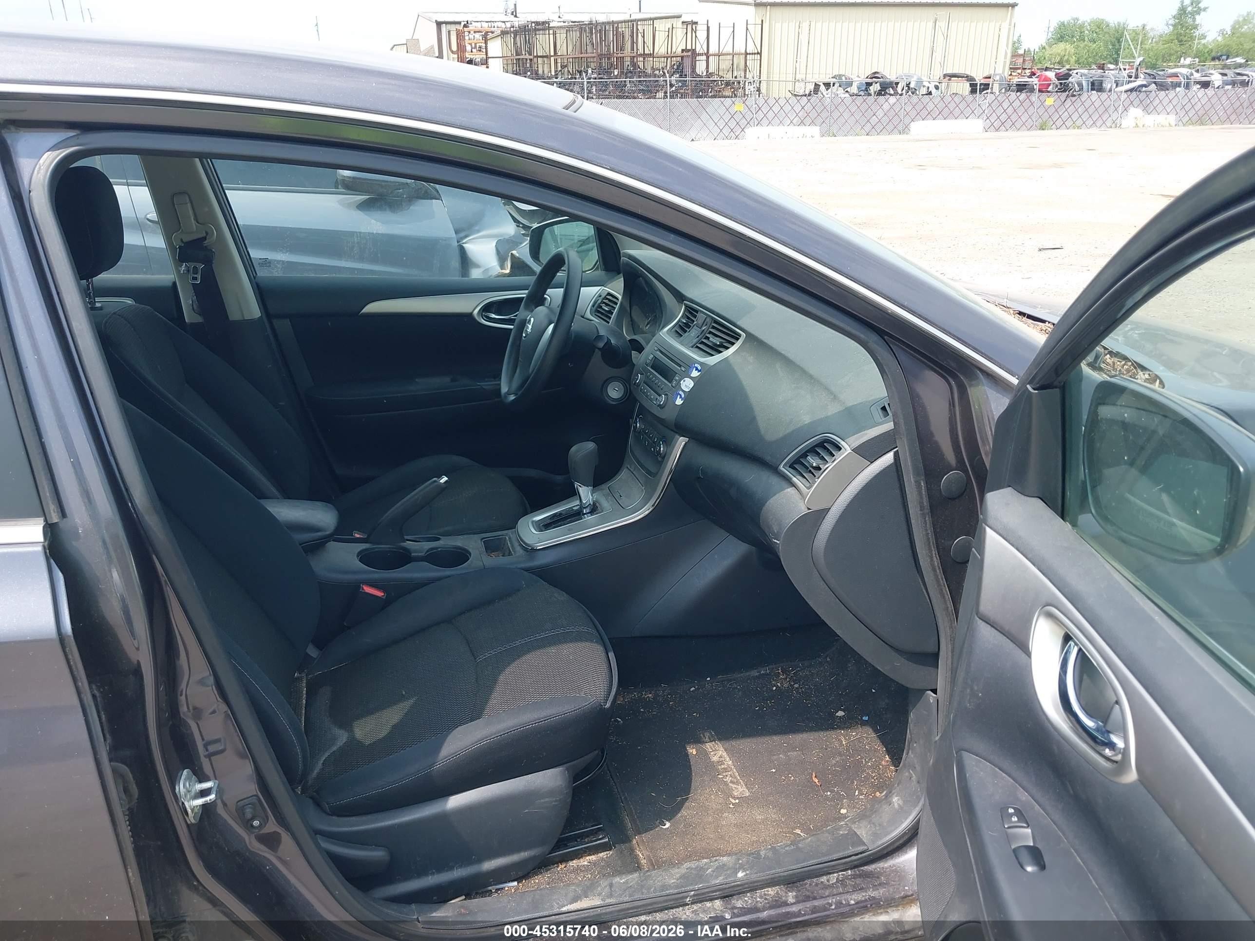 2014 Nissan Sentra S Gray vin: 3N1AB7AP8EL679080