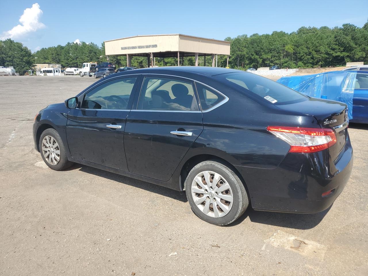 2014 Nissan Sentra 2.0 Sl Fe+ Black vin: 3N1AB7AP8EL689902 Damage: Left Rear Door, Dent(S) W/ Paint Dmg, 3 To 4 Inches