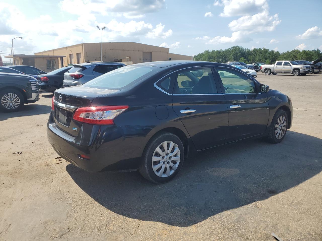2014 Nissan Sentra 2.0 Sl Fe+ Black vin: 3N1AB7AP8EL689902 Damage: Right Rear Wheel Cover, Broken, Replacement Required