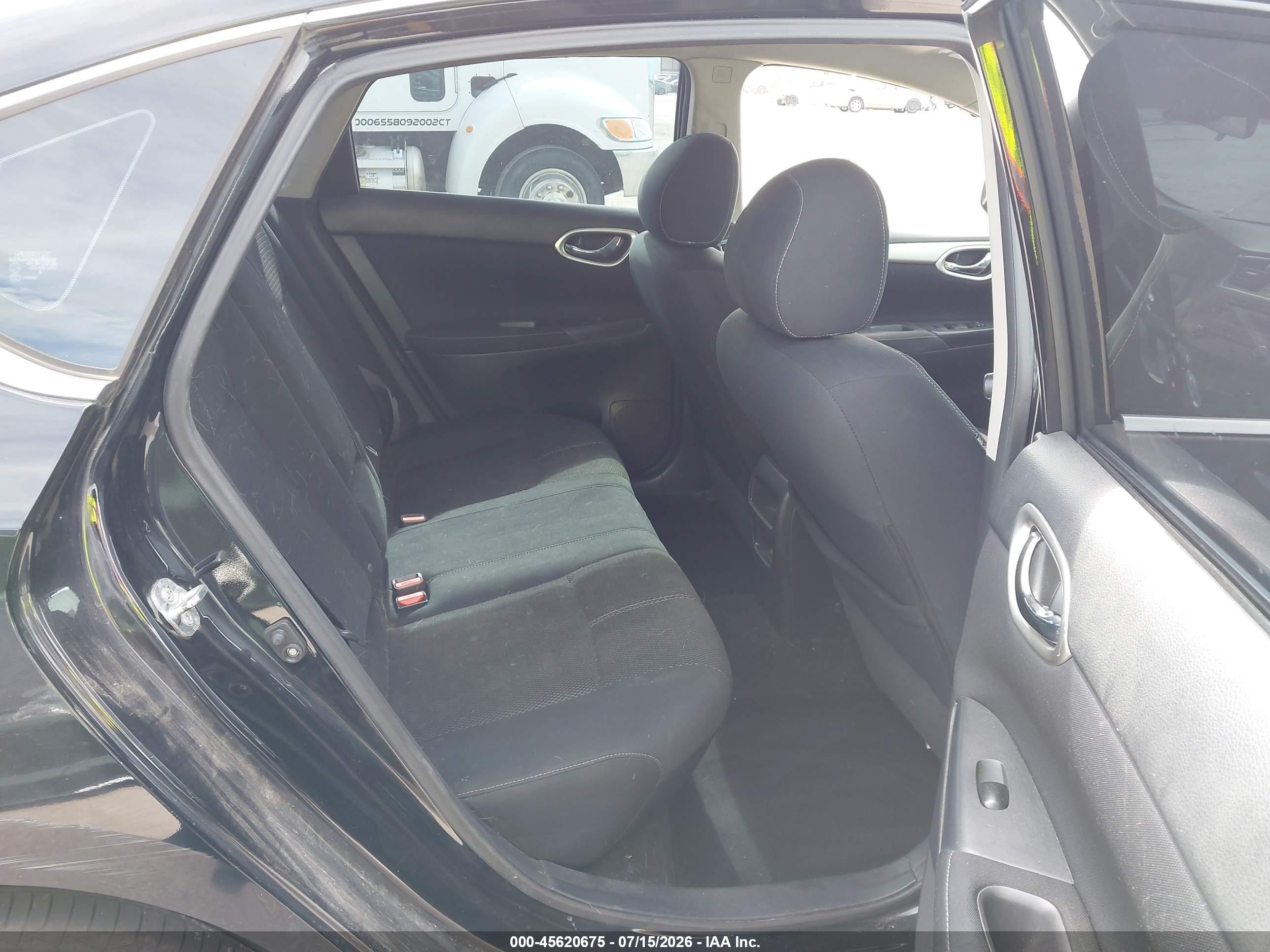 2014 Nissan Sentra S Черный vin: 3N1AB7AP8EY208419