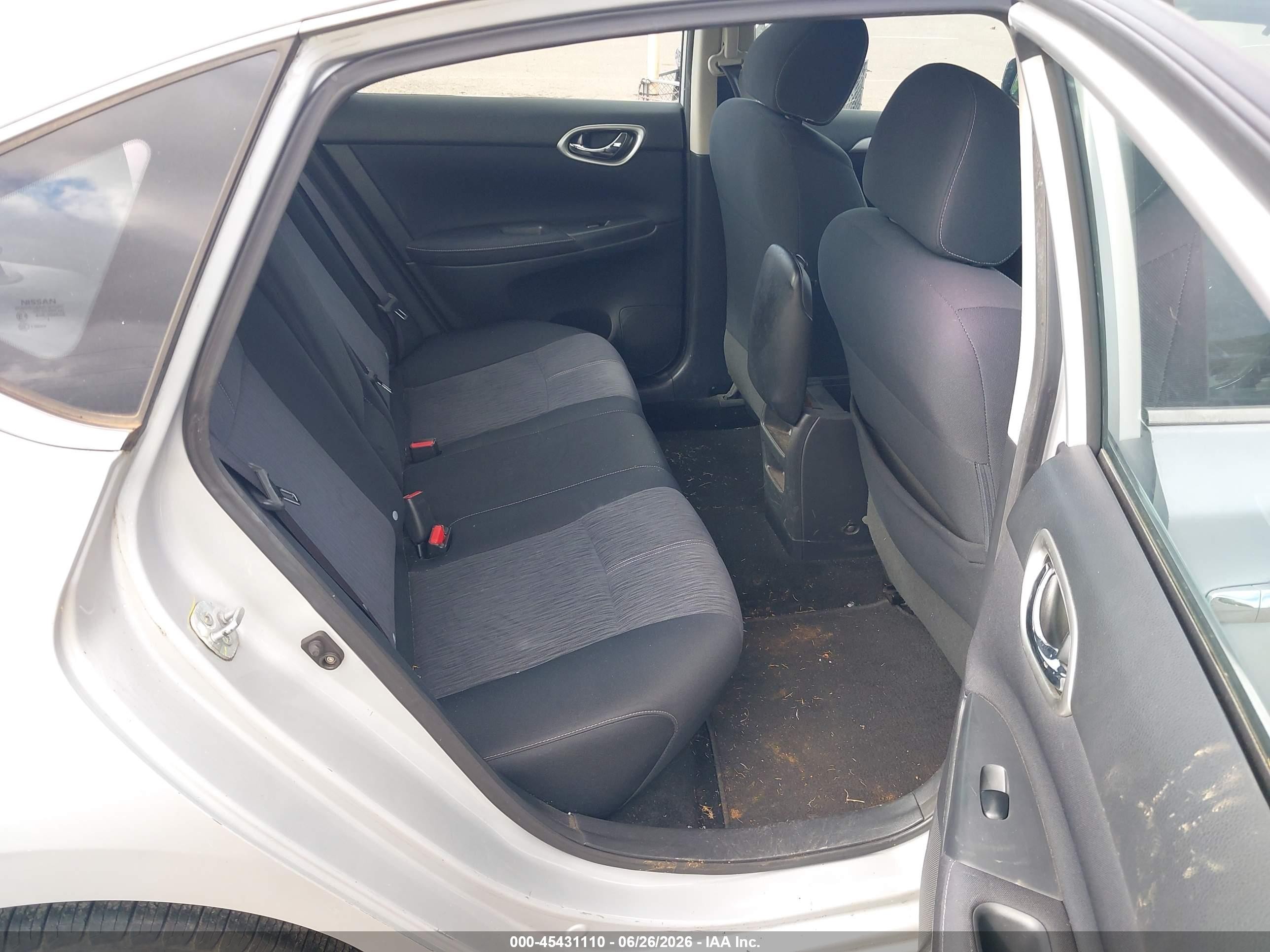 2014 Nissan Sentra Fe+ S/fe+ Sv/s/sl/sr/sv Silver vin: 3N1AB7AP8EY213765