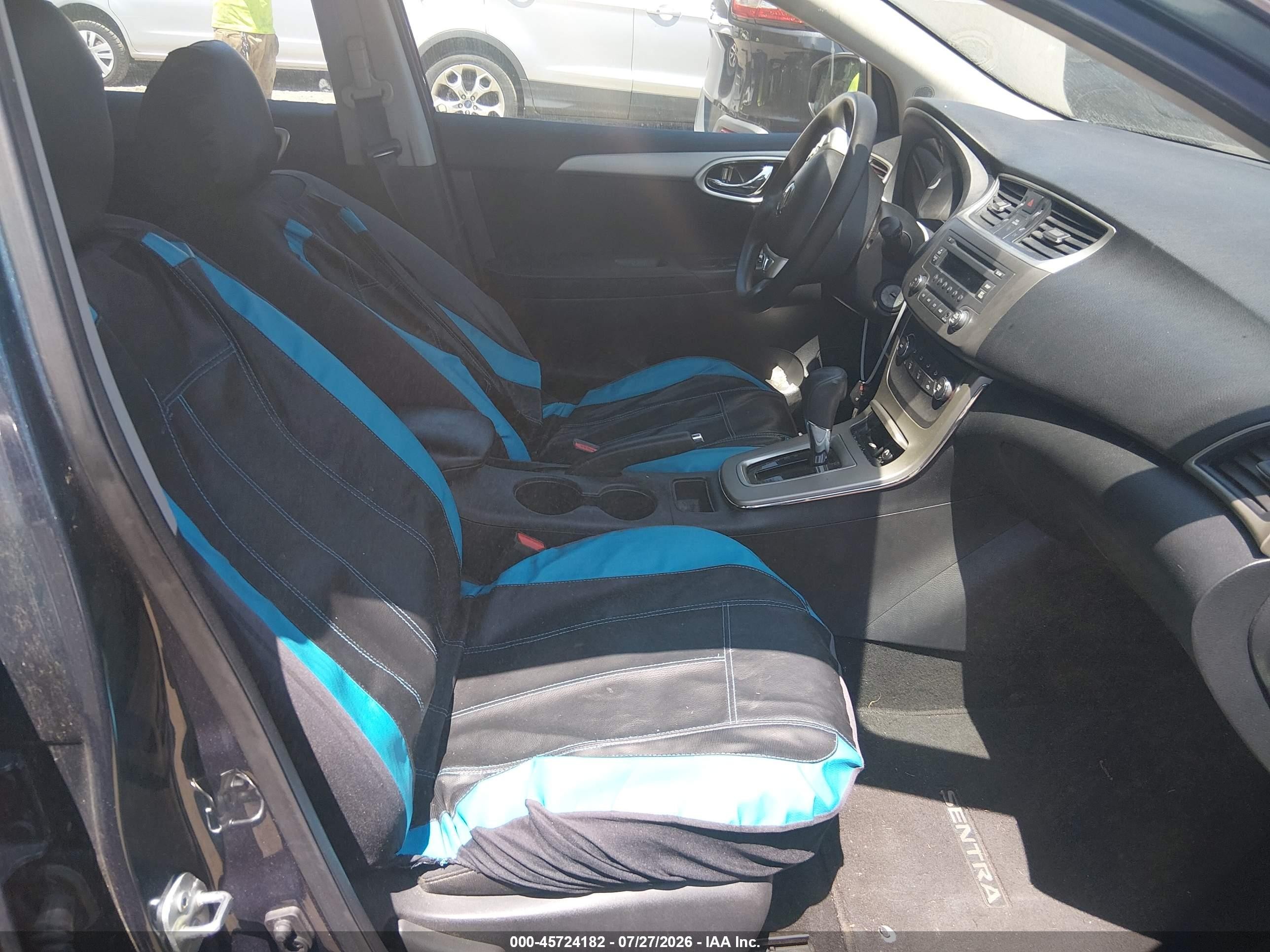 2014 Nissan Sentra Fe+ S/fe+ Sv/s/sl/sr/sv Blue vin: 3N1AB7AP8EY220800