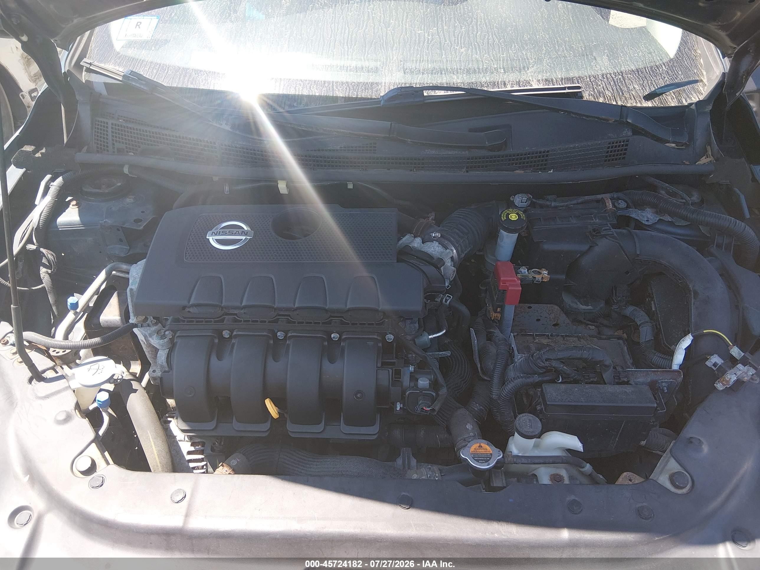 2014 Nissan Sentra Fe+ S/fe+ Sv/s/sl/sr/sv Blue vin: 3N1AB7AP8EY220800