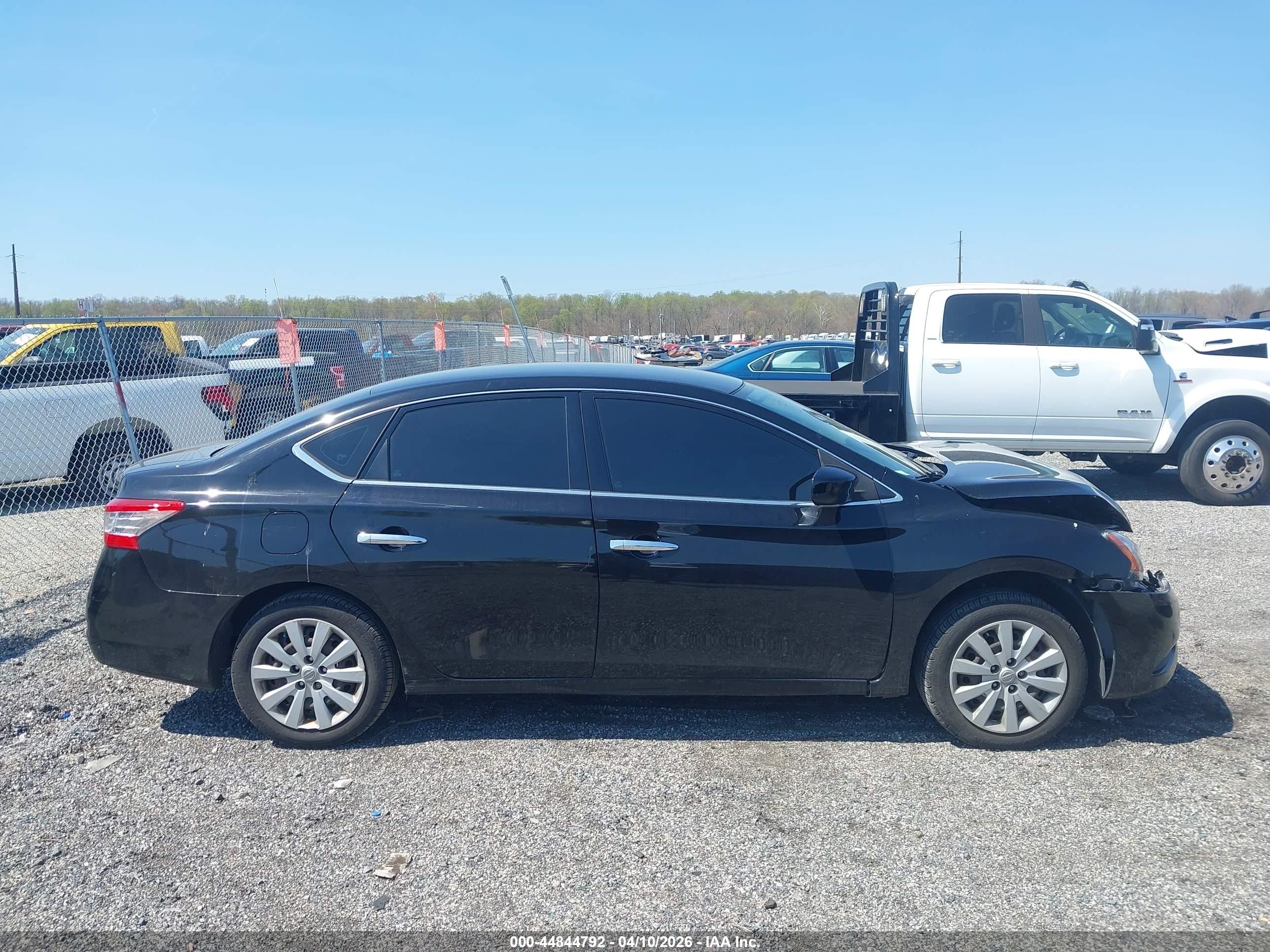 2014 Nissan Sentra Sv Black vin: 3N1AB7AP8EY224619