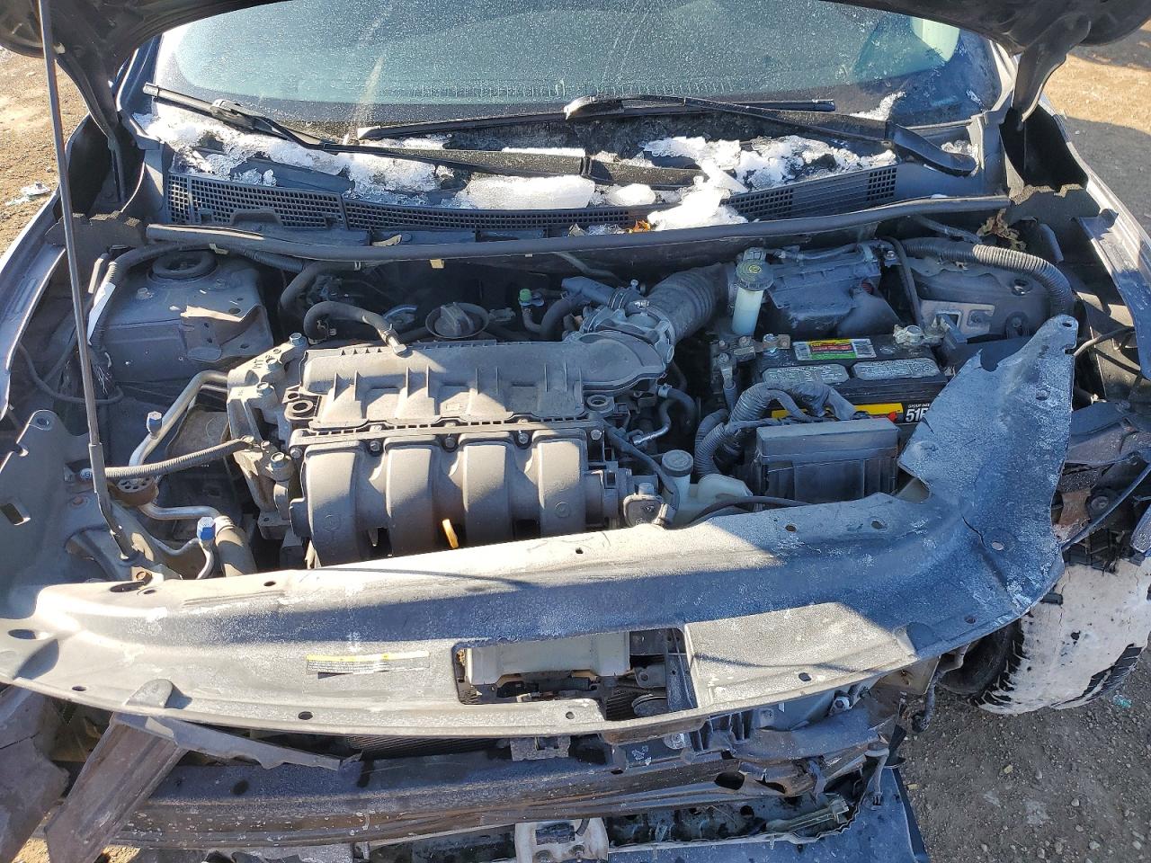 2014 Nissan Sentra S Серый vin: 3N1AB7AP8EY224653