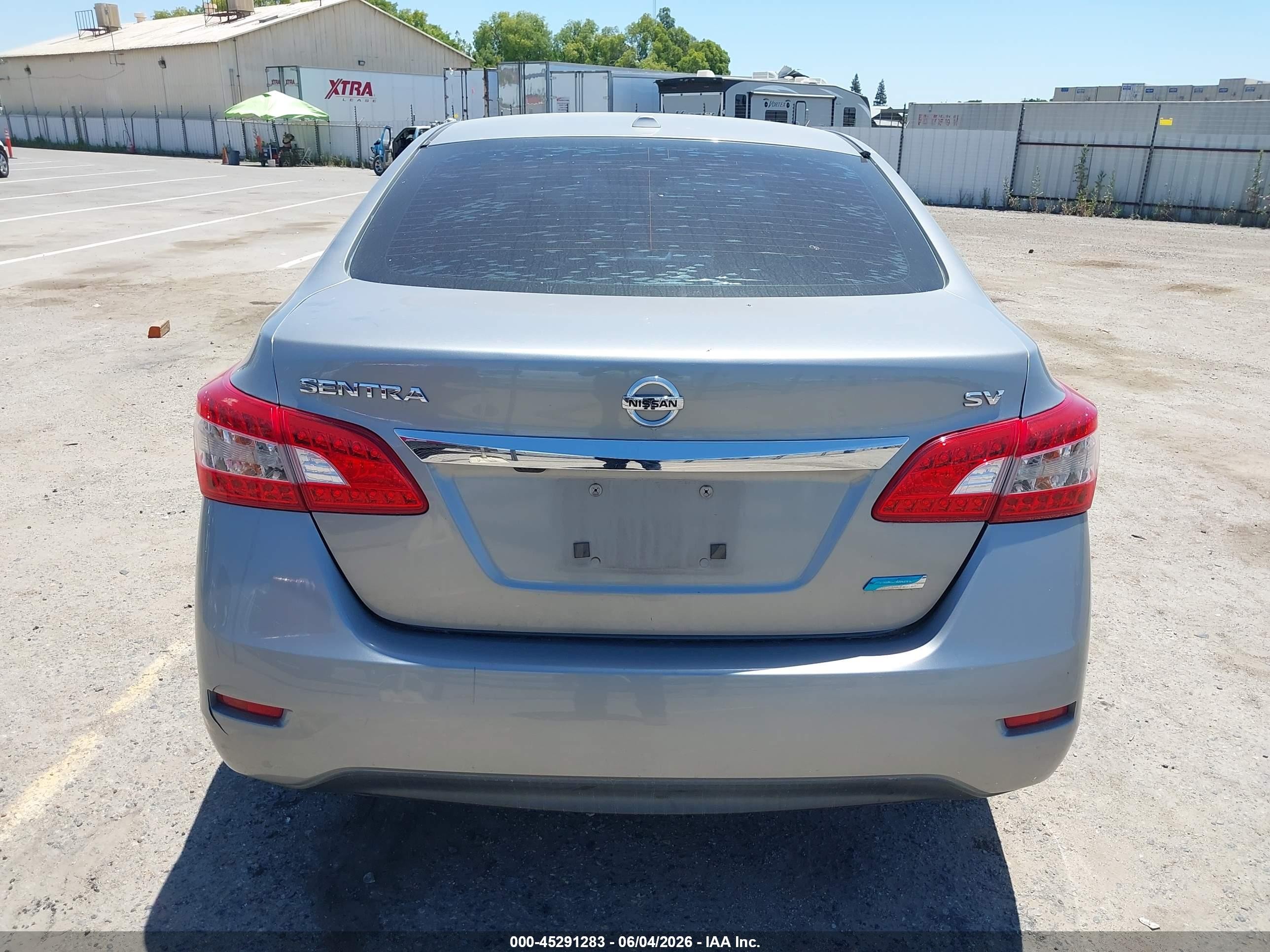 2014 Nissan Sentra Sv Gray vin: 3N1AB7AP8EY225351