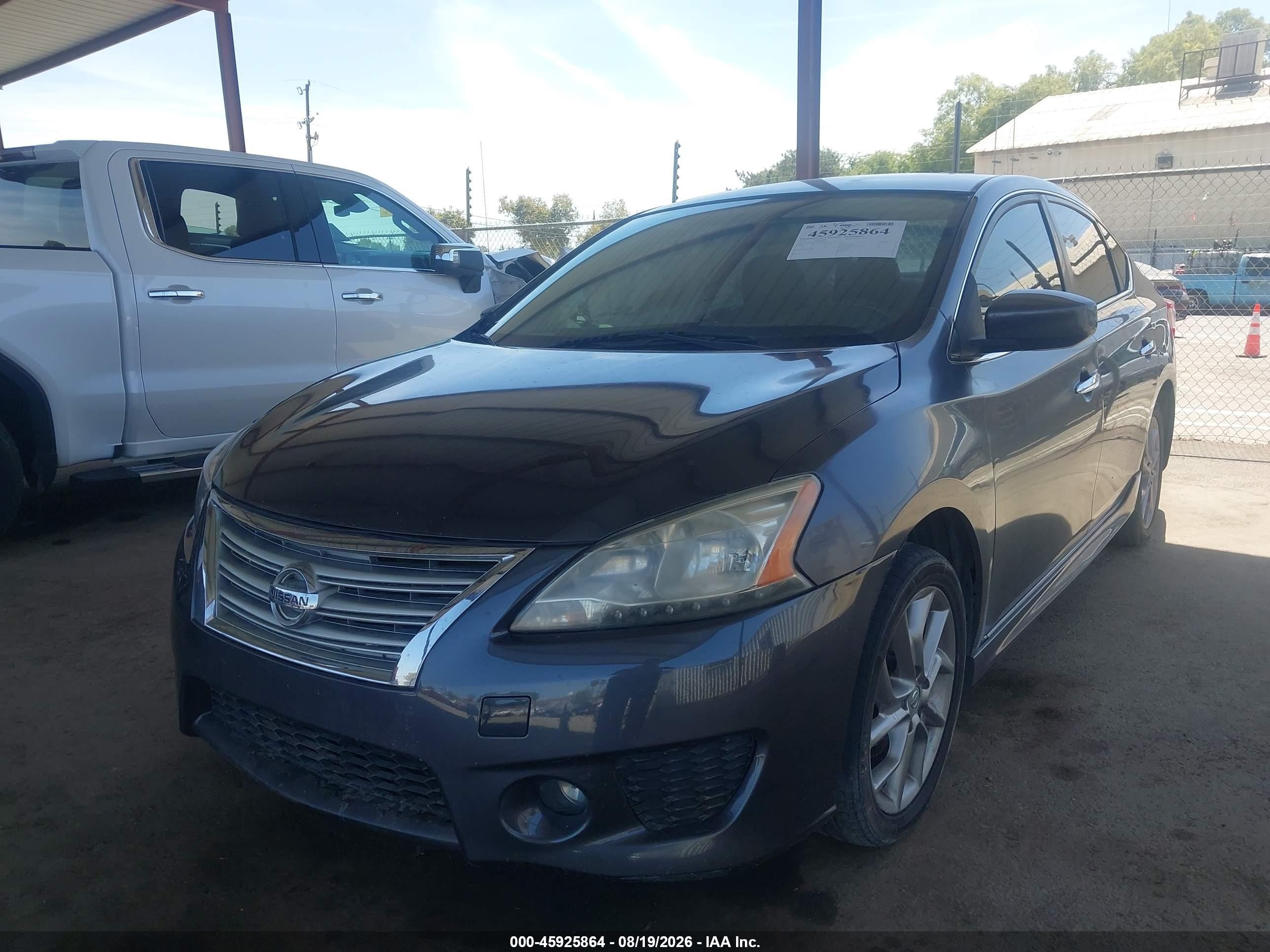 2014 Nissan Sentra Sr Gray vin: 3N1AB7AP8EY226483