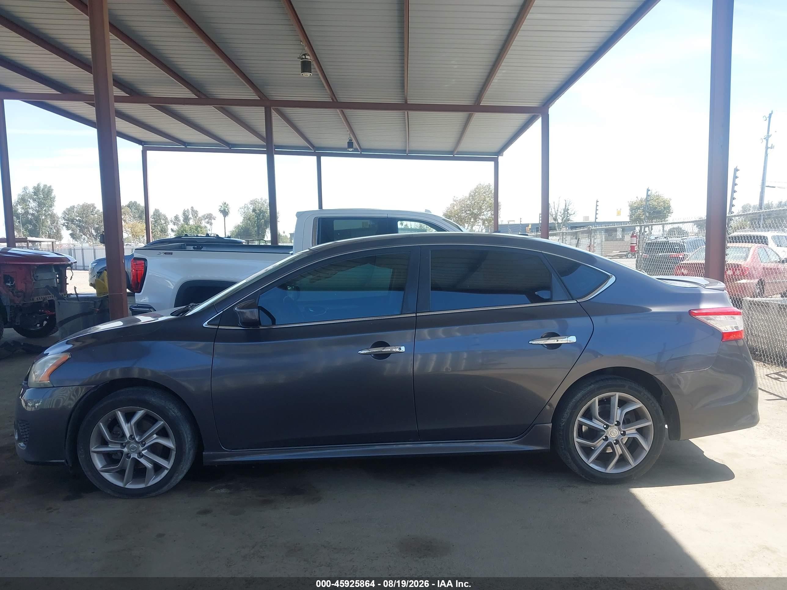 2014 Nissan Sentra Sr Gray vin: 3N1AB7AP8EY226483