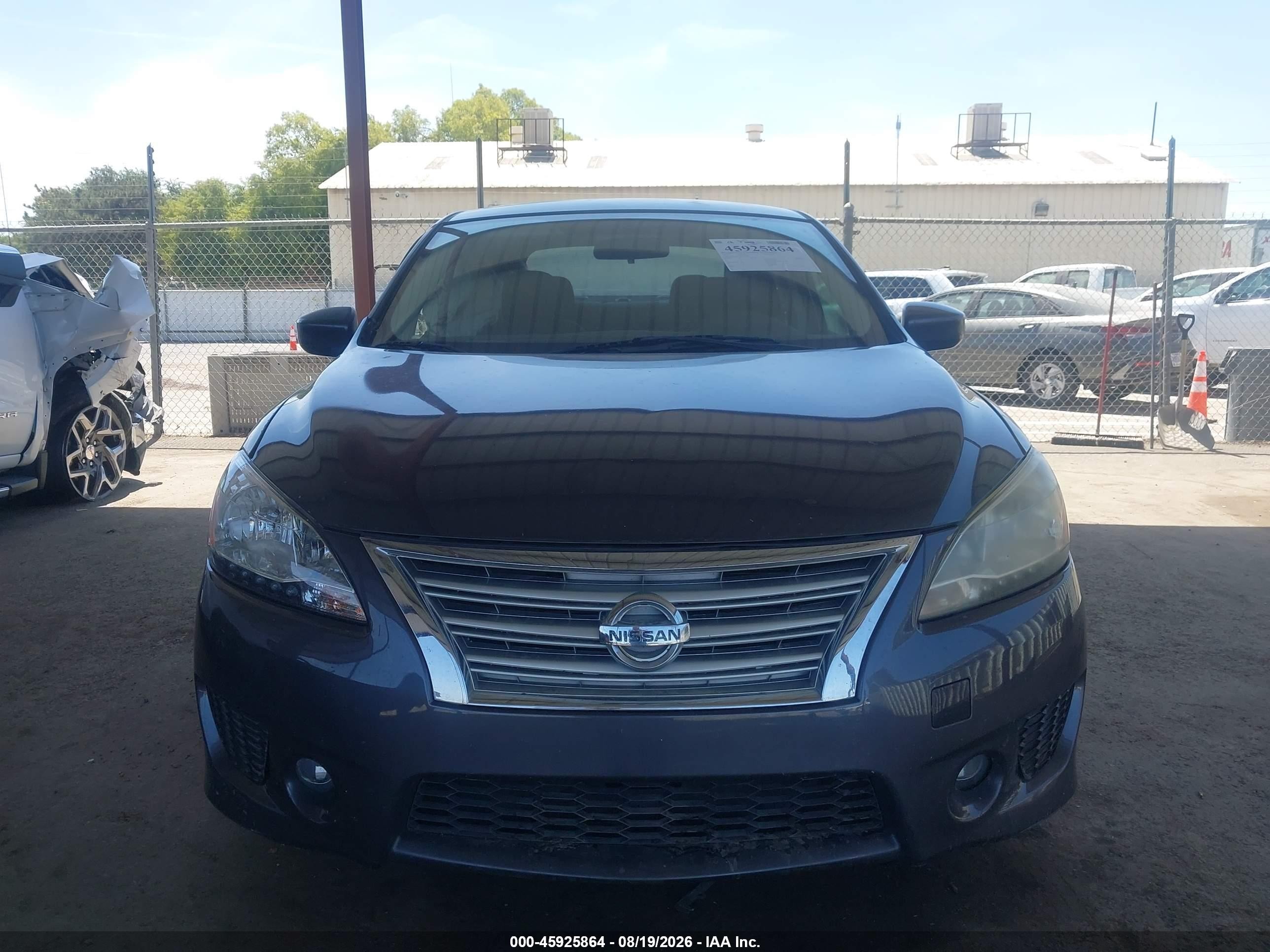 2014 Nissan Sentra Sr Gray vin: 3N1AB7AP8EY226483
