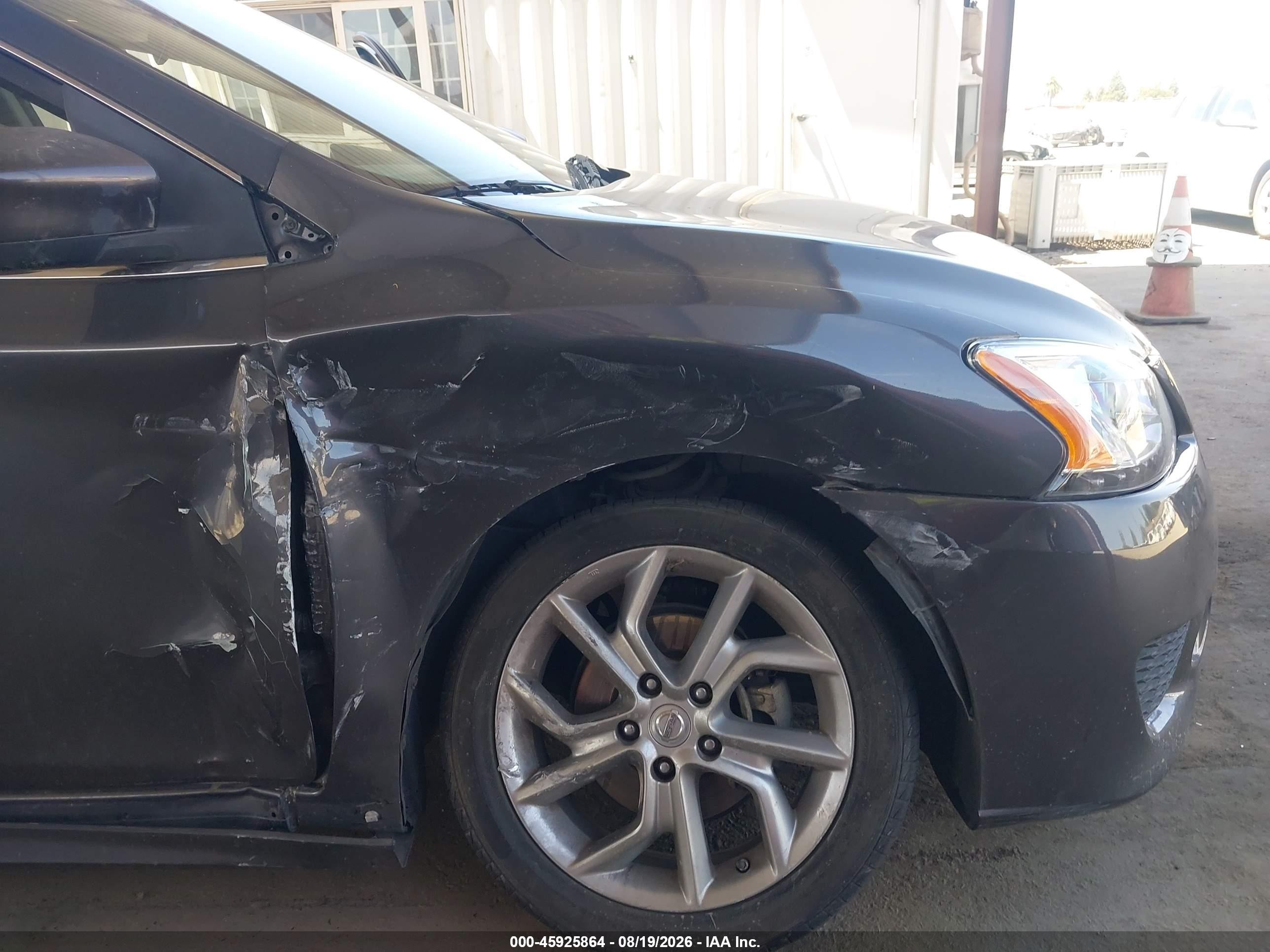 2014 Nissan Sentra Sr Gray vin: 3N1AB7AP8EY226483