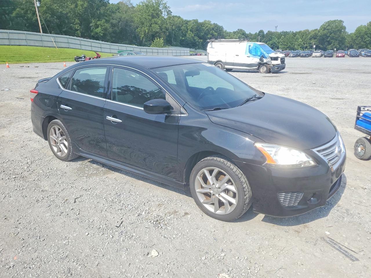 2014 Nissan Sentra Sr Black vin: 3N1AB7AP8EY234860