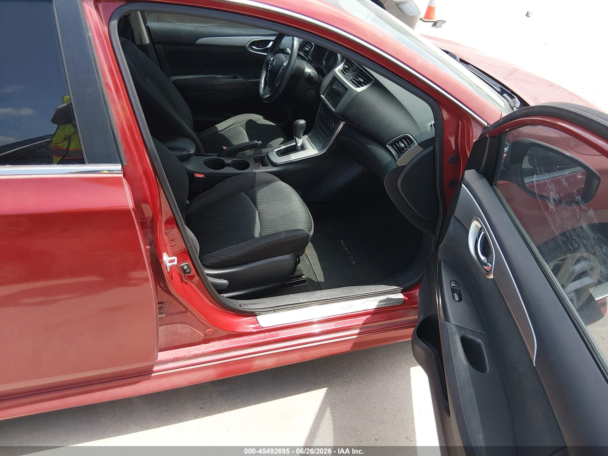 2014 Nissan Sentra Sr Темно-бордовый vin: 3N1AB7AP8EY237287