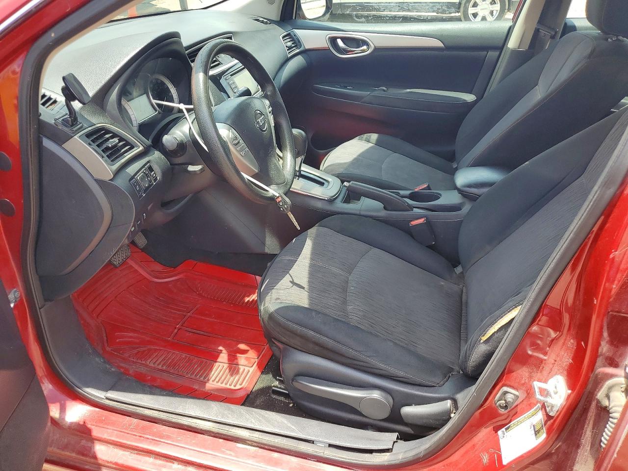 2014 Nissan Sentra Sv Красный vin: 3N1AB7AP8EY239718