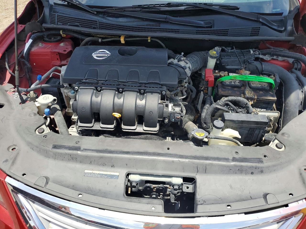 2014 Nissan Sentra Sv Красный vin: 3N1AB7AP8EY239718