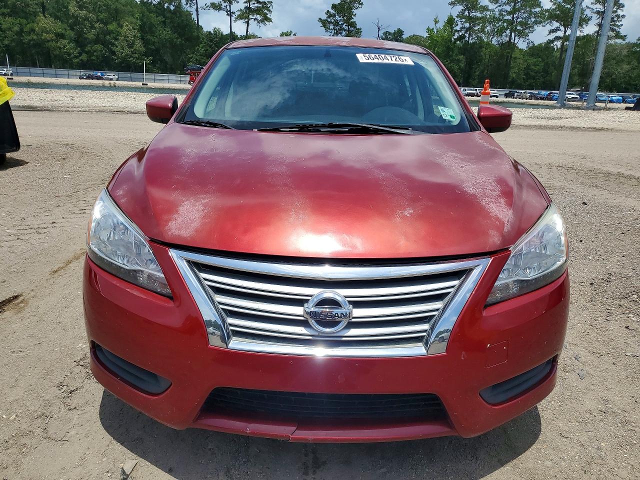 2014 Nissan Sentra Sv Красный vin: 3N1AB7AP8EY239718