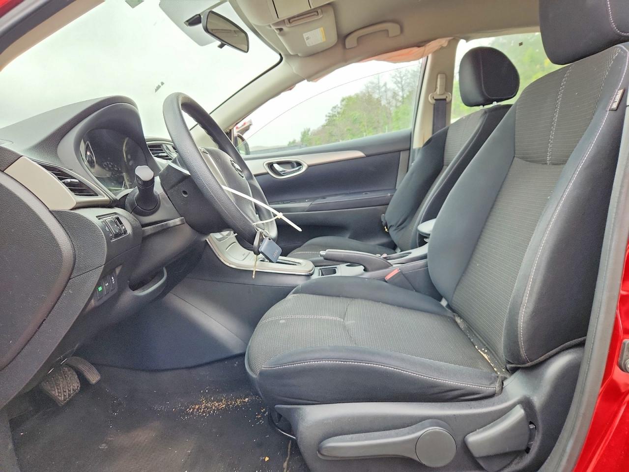 2014 Nissan Sentra S Red vin: 3N1AB7AP8EY241534