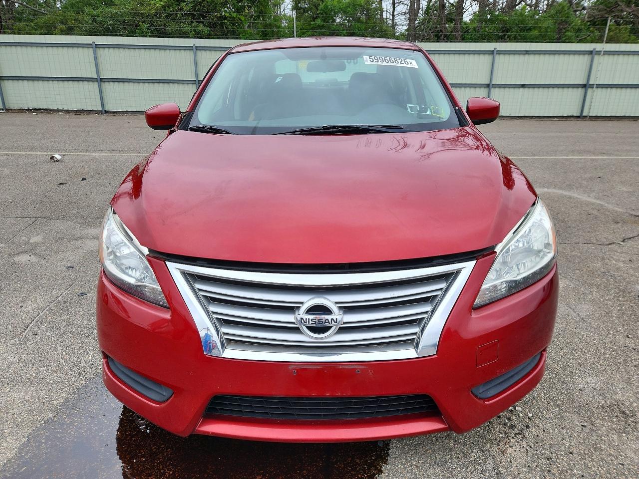 2014 Nissan Sentra S Red vin: 3N1AB7AP8EY241534