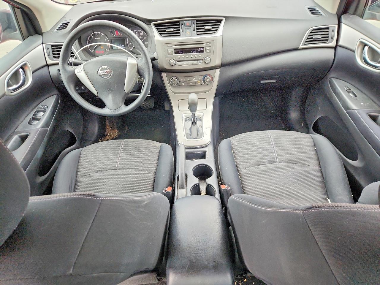 2014 Nissan Sentra S Red vin: 3N1AB7AP8EY241534