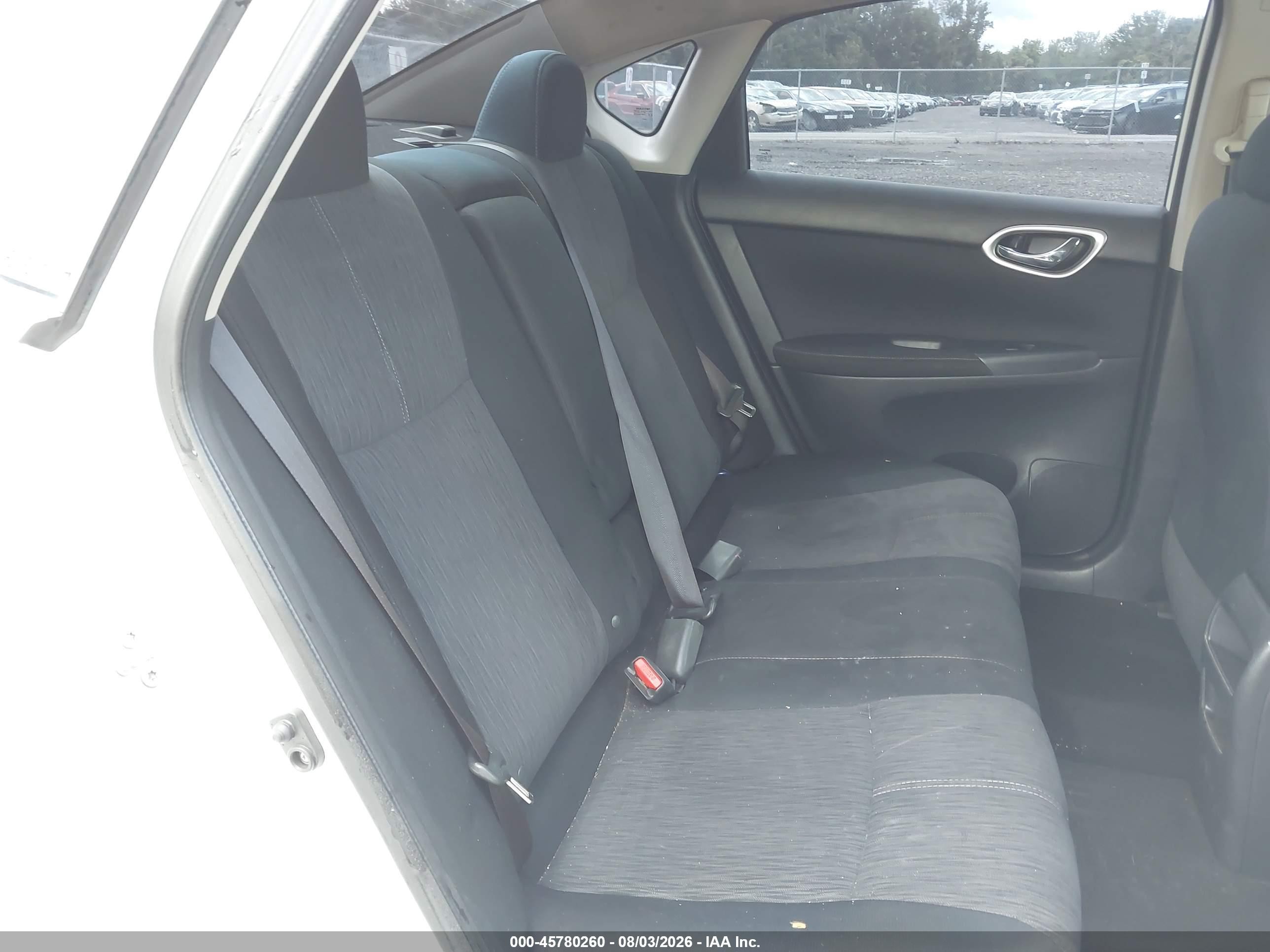 2014 Nissan Sentra Fe+ S/fe+ Sv/s/sl/sr/sv White vin: 3N1AB7AP8EY249536