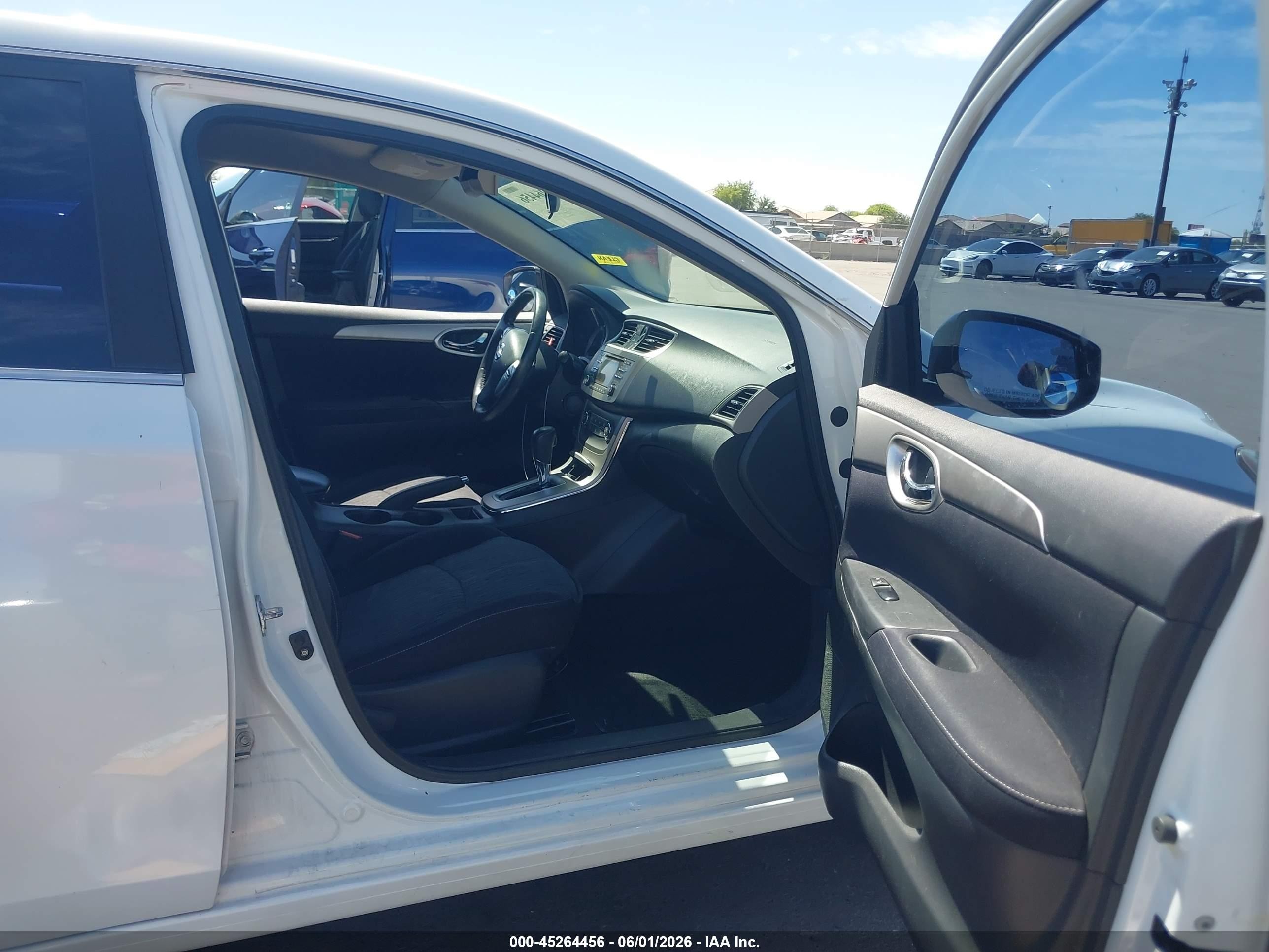 2014 Nissan Sentra Sv White vin: 3N1AB7AP8EY251173