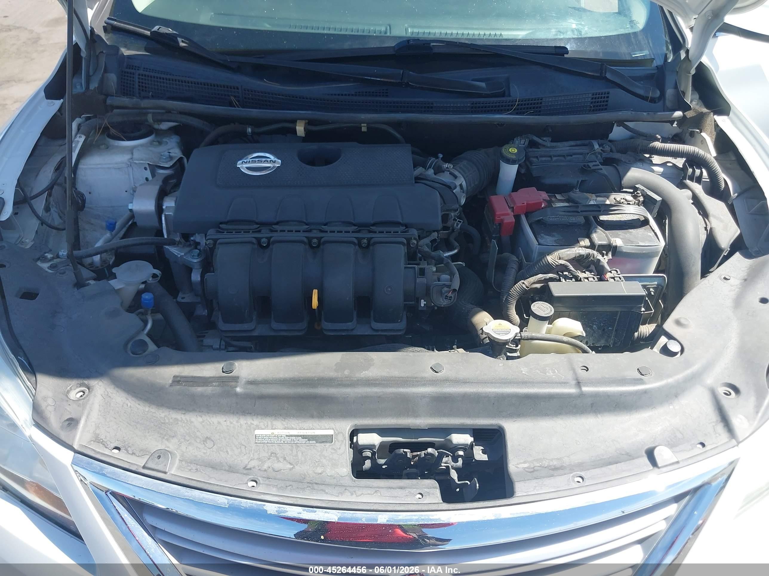 2014 Nissan Sentra Sv White vin: 3N1AB7AP8EY251173