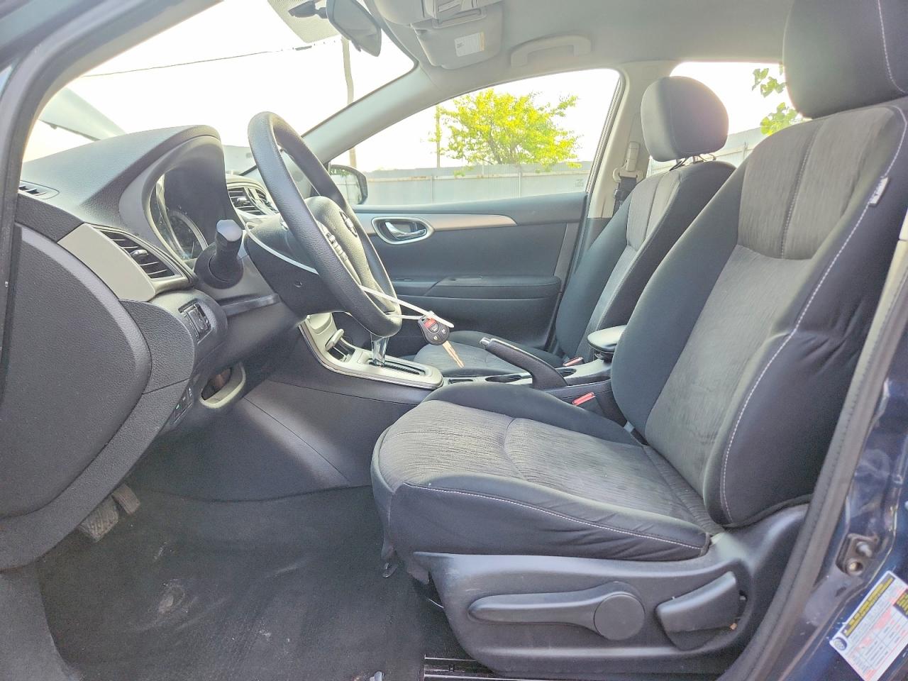 2014 Nissan Sentra Sv Blue vin: 3N1AB7AP8EY258933
