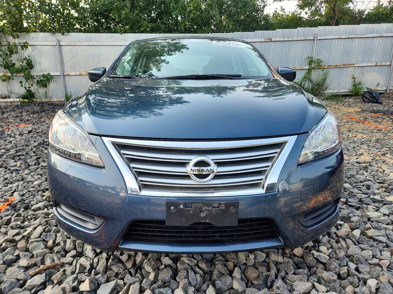 2014 Nissan Sentra Sv Blue vin: 3N1AB7AP8EY258933