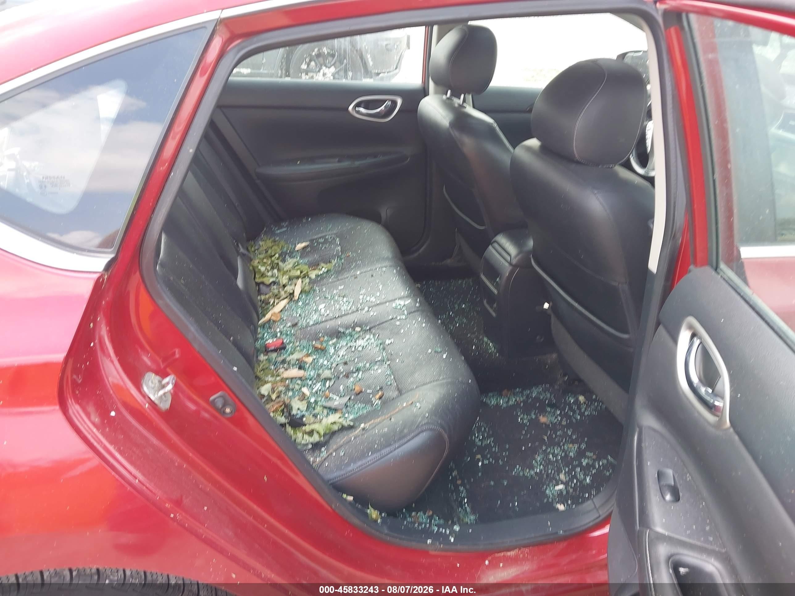2014 Nissan Sentra Sl Бордовый vin: 3N1AB7AP8EY263436