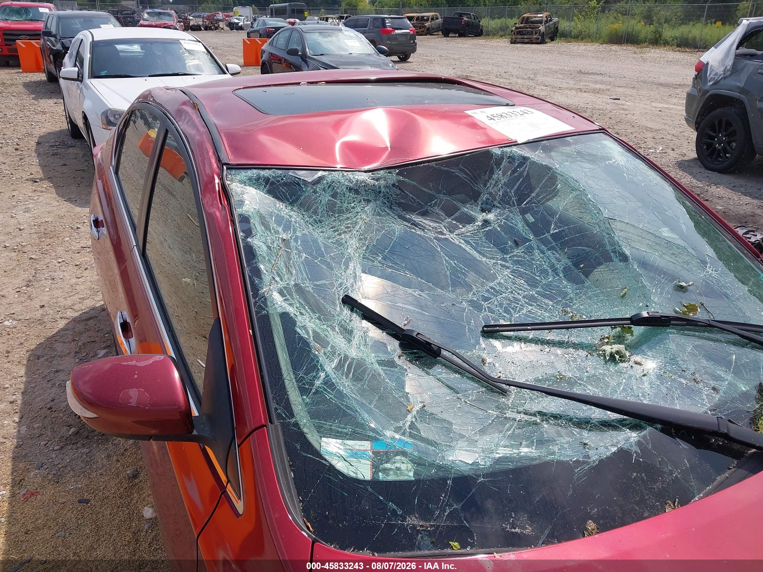 2014 Nissan Sentra Sl Бордовый vin: 3N1AB7AP8EY263436